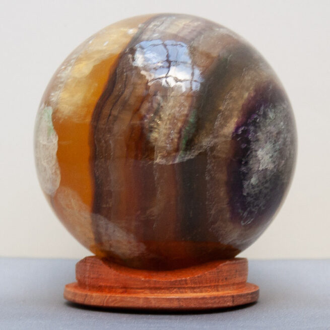Boule de Cristal Fluorite Arc-en-Ciel – Image 5
