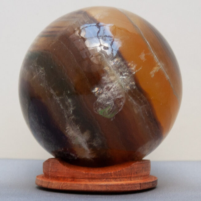 Rainbow Fluorite Crystal Ball