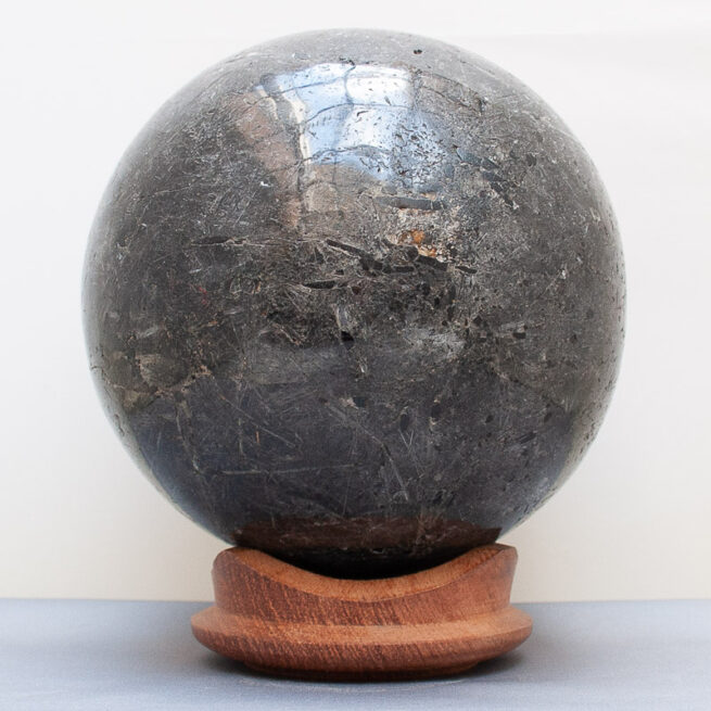 Tourmalinated Quartz Crystal Ball - Image 4