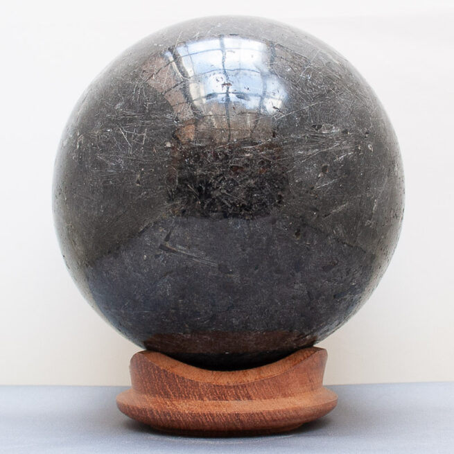 Tourmalinated Quartz Crystal Ball - Image 2