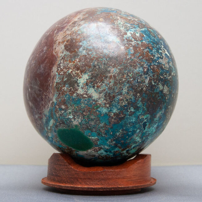 Boule de Cristal Chrysocolla Shattuckite – Image 2