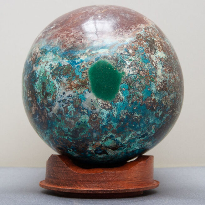 Boule de Cristal Chrysocolla Shattuckite – Image 6