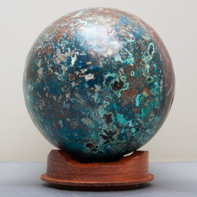 Boule de Cristal Chrysocolla Shattuckite – Image 4