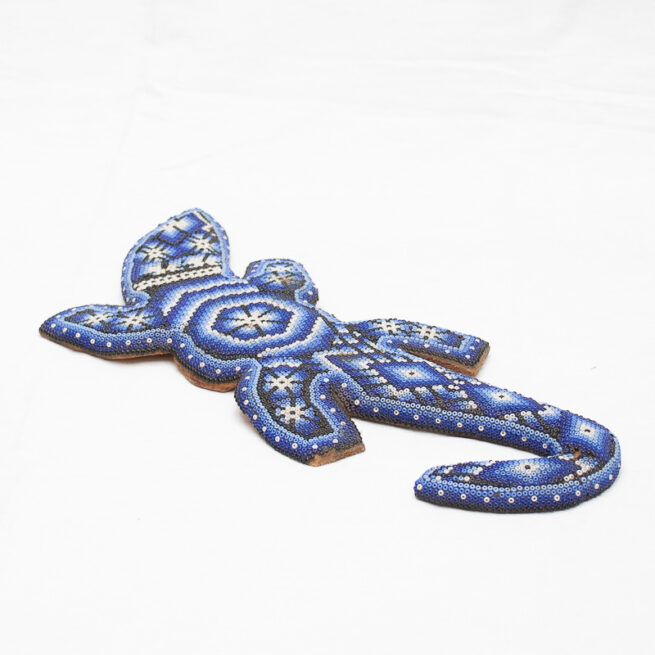 Salamandre Bleue Art Huichol – Image 3