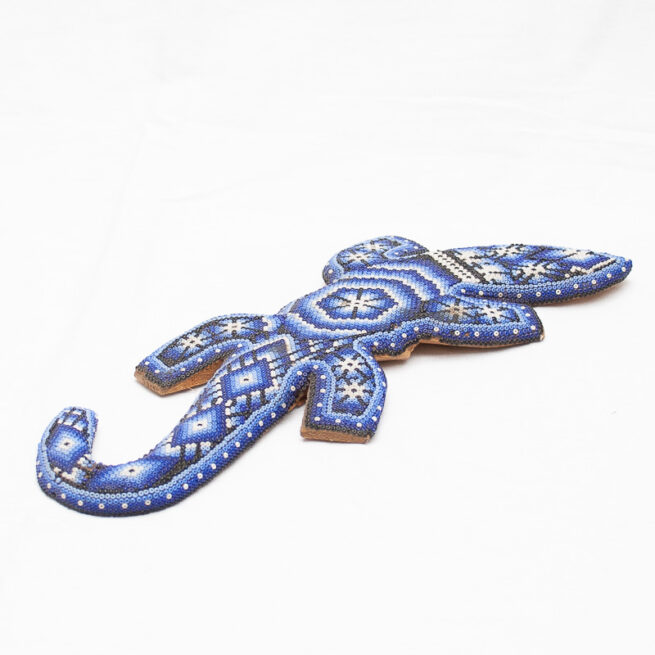 Salamandre Bleue Art Huichol – Image 2