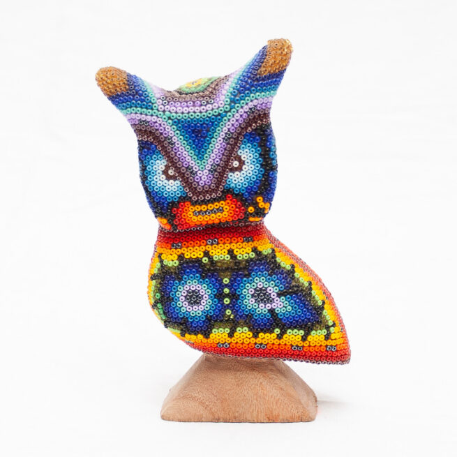 Petite Chouette Art Huichol