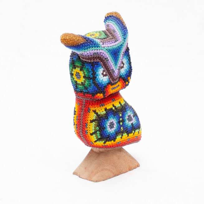Petite Chouette Art Huichol – Image 2