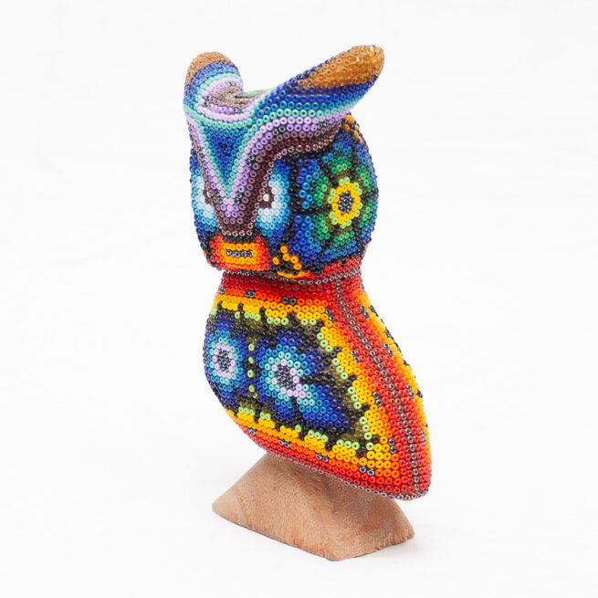 Petite Chouette Art Huichol – Image 6