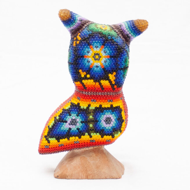 Petite Chouette Art Huichol – Image 4