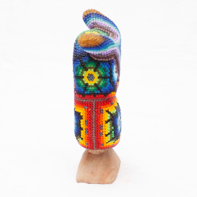 Small Huichol Beaded Owl