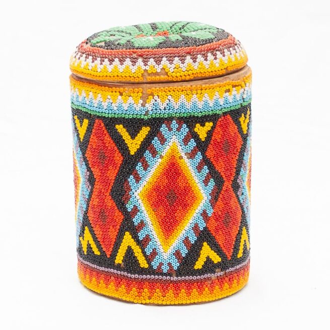 Huichol Beaded Box