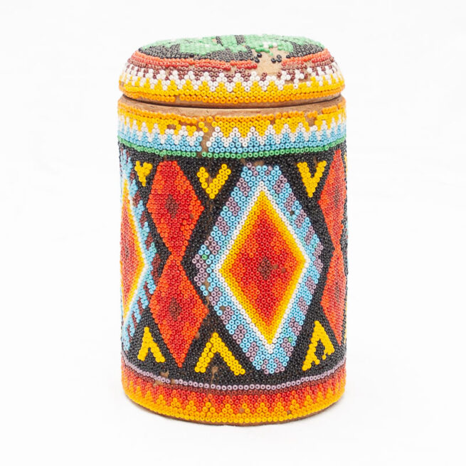 Boîte Perlée Art Huichol