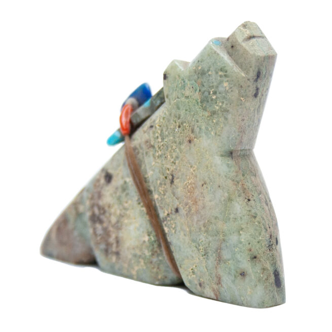 Sculpture Michael Mahooty Loup Turquoise – Image 2