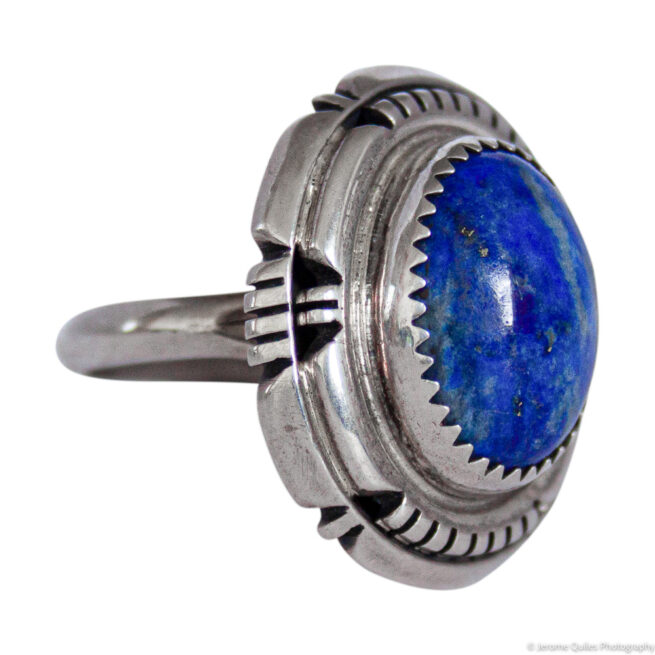 Native American Lapis Ring - Image 2
