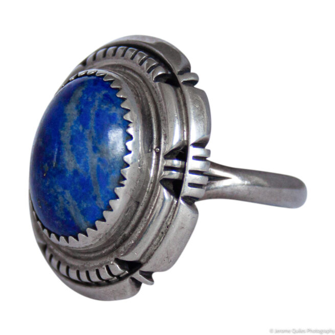 Native American Lapis Ring - Image 3