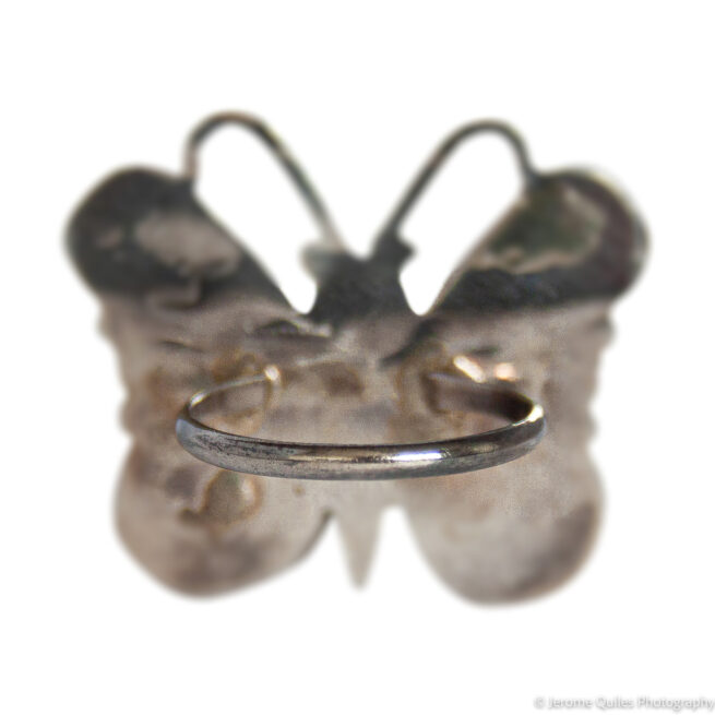 Bague Amérindienne Papillon Zuni – Image 4