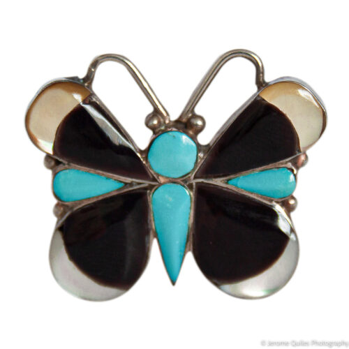 Native American Zuni Butterfly Ring