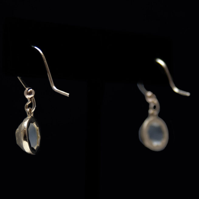 Boucles d'Oreilles Or Pierre de Lune – Image 3