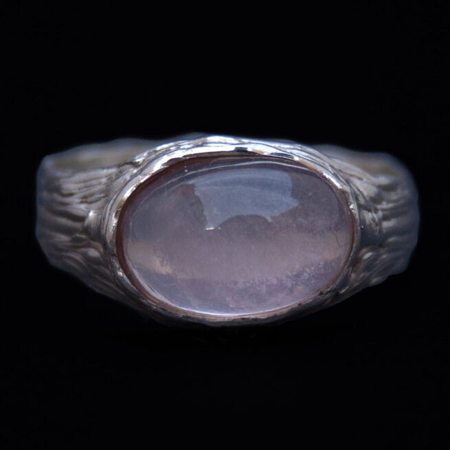 Sterling Silver Rose Quartz Ring