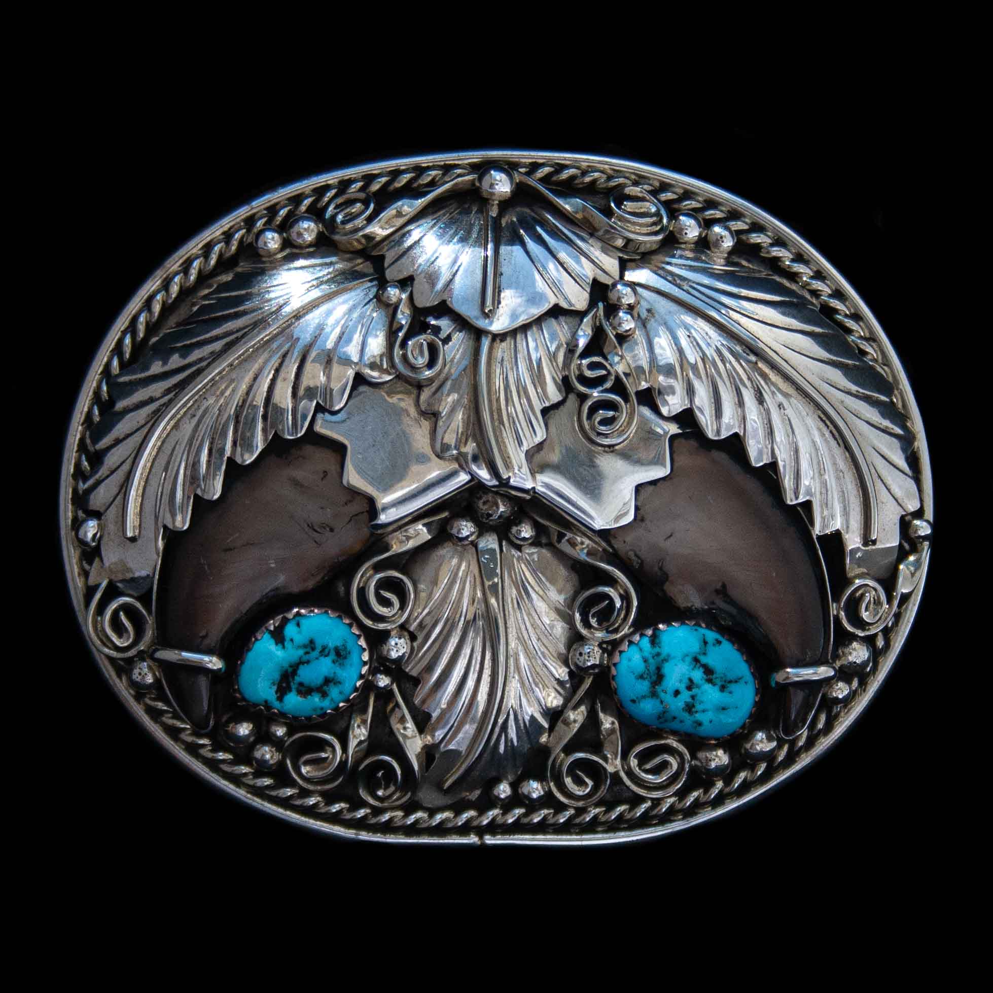Gary Edwards Bear Claw Belt Buckle Wilde Ones London Authentic Native American