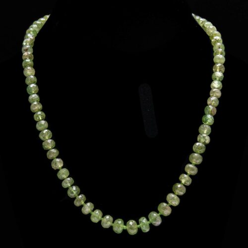 Green Peridot Beaded Necklace