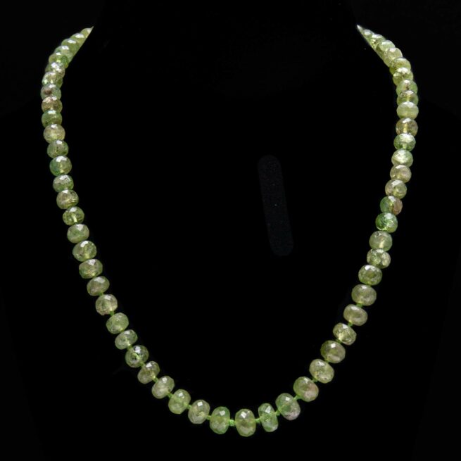 Collier Perles Péridot