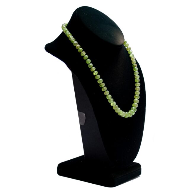 Green Peridot Beaded Necklace - Image 4