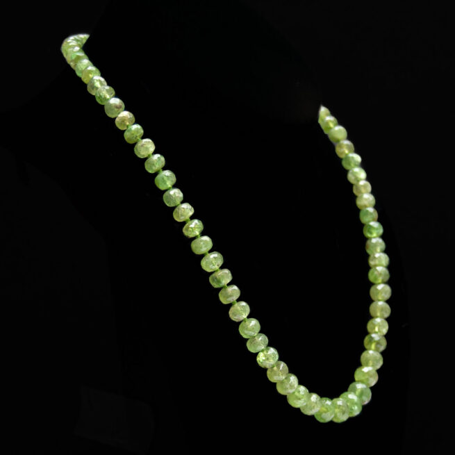 Green Peridot Beaded Necklace - Image 2