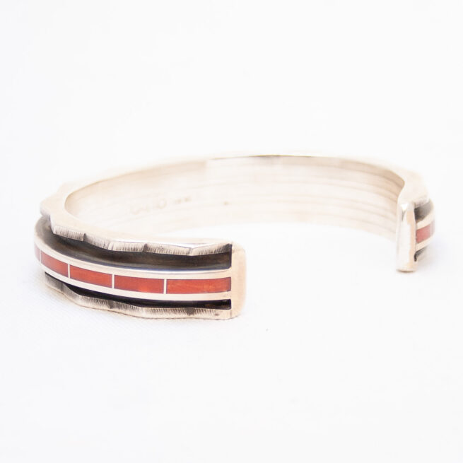 Large Larry Loretto Shadow Box Coral Bracelet - Image 4