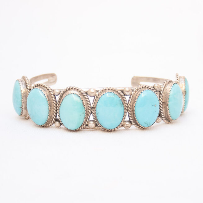 Bracelet Turquoise Pâle Grande Taille