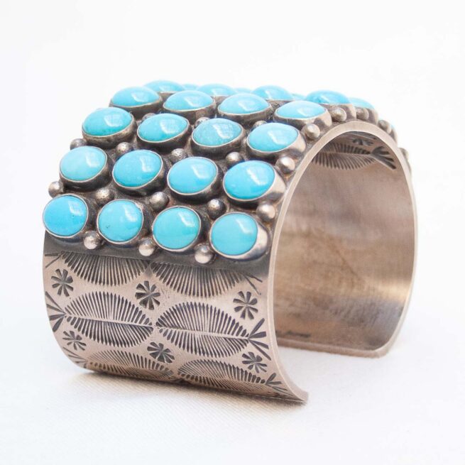 Gros Bracelet Turquoise Navajo