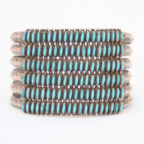 Turquoise Needlepoint Bracelet