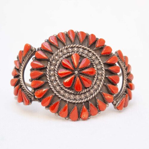 Bracelet Zuni Corail Rouge