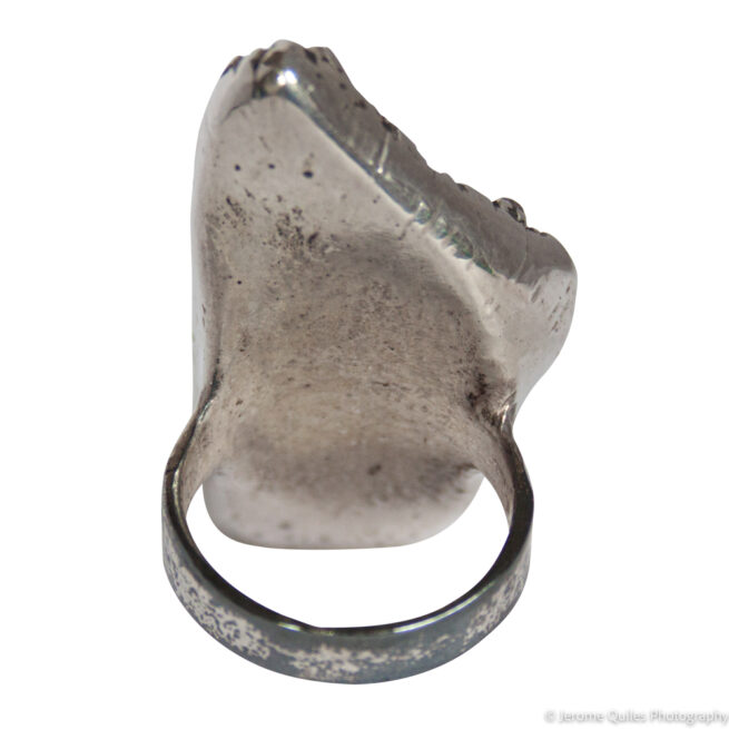 Bague Argent Géode Améthyste – Image 4