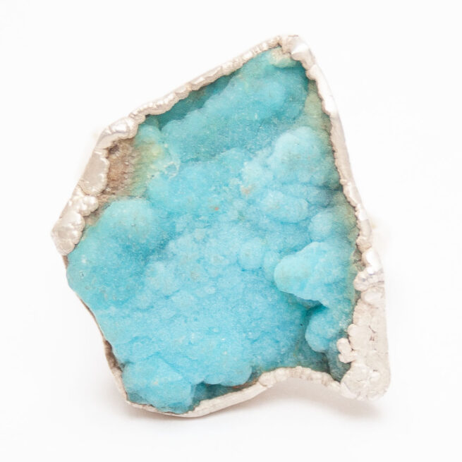 Blue Hemimorphite Ring