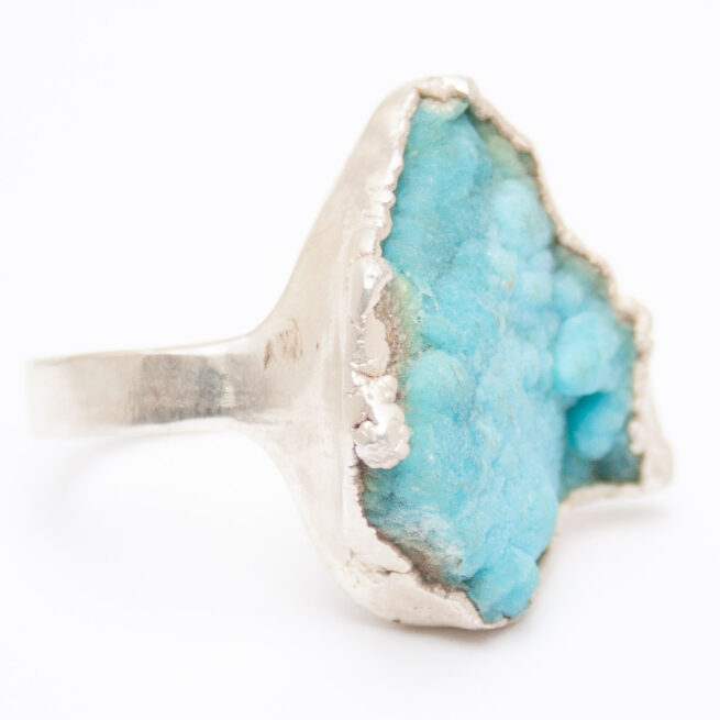 Blue Hemimorphite Ring - Image 3
