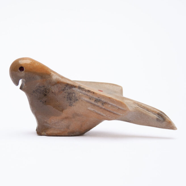 Freddie Leekya Jasper Owl Zuni Carving - Image 3