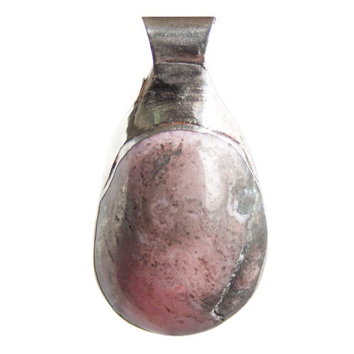 Pendentif Argent Rhodonite Large