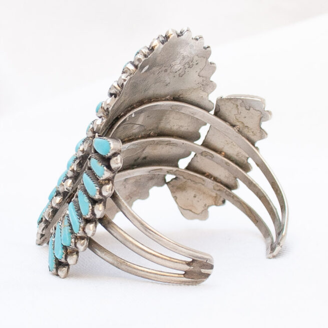 Turquoise Coral Sunburst Bracelet - Image 6