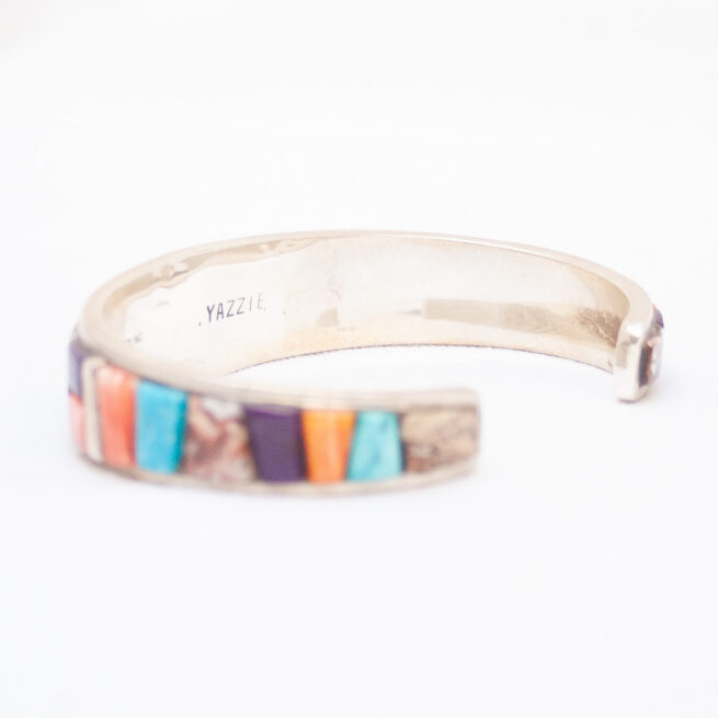 Edison Yazzie Multicolour Navajo Bracelet - Image 5
