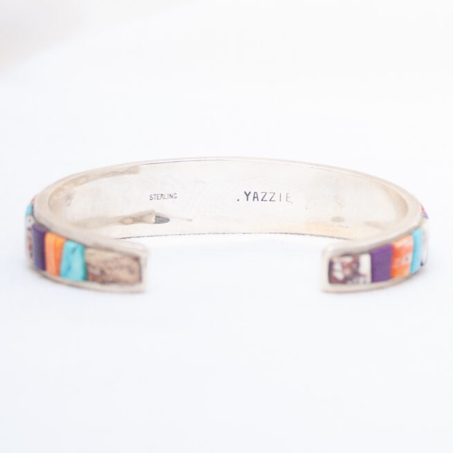 Edison Yazzie Multicolour Navajo Bracelet - Image 4