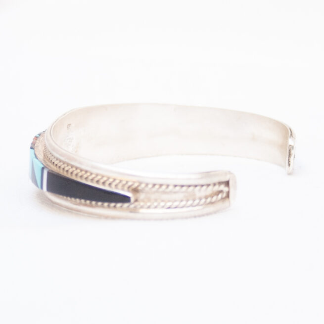 Rydell Lynette Yuselew Zuni Inlay Bracelet - Image 5