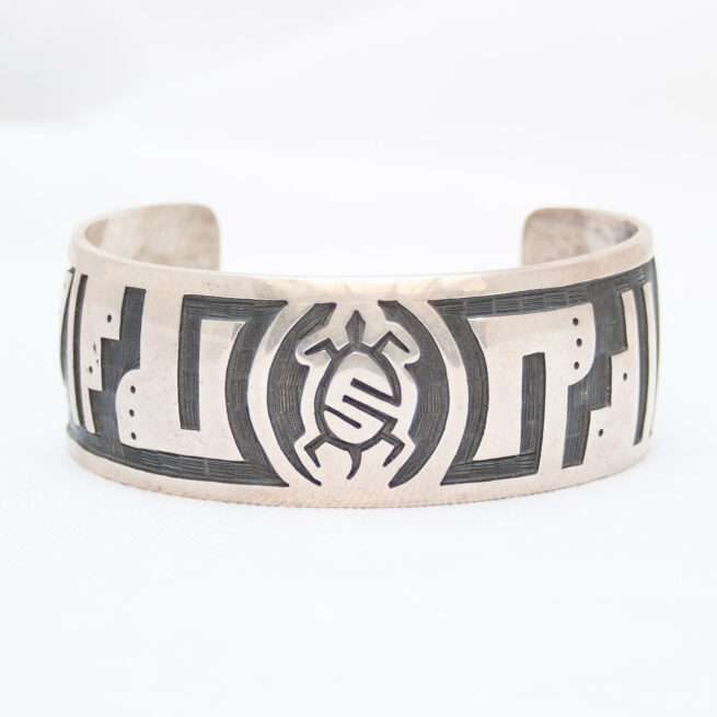 Bracelet Argent Tortue Hopi