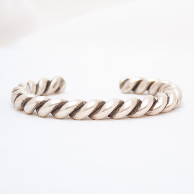 Silver Rope Bracelet