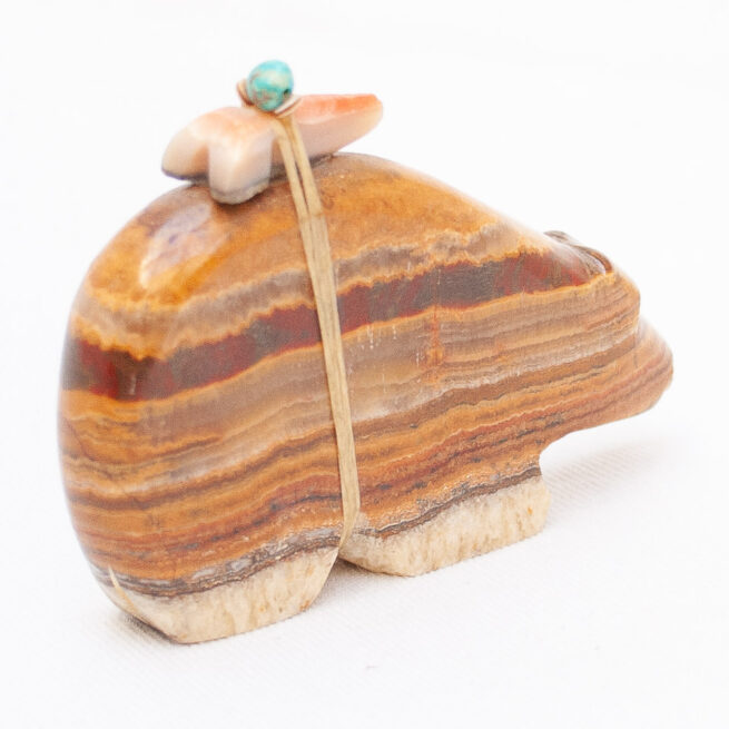 Jasper Bear Zuni Carving