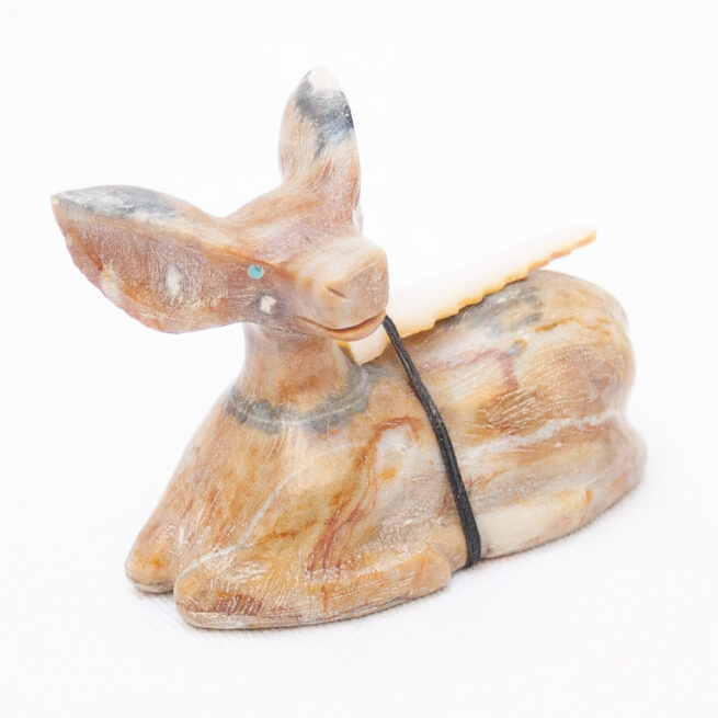Sculpture Amérindienne Fennec Zuni – Image 2