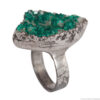 Raw Dioptase Crystal Ring - Image 4