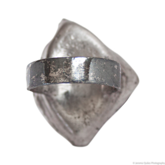 Raw Dioptase Crystal Ring - Image 6
