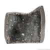 Smoky Quartz Geode Silver Ring