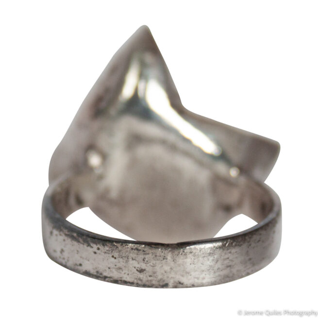 Bague Argent Géode Quartz Fumé – Image 4